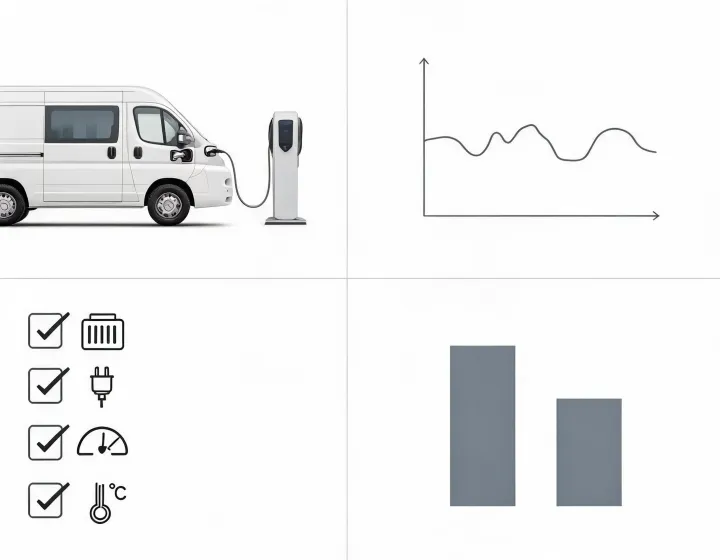 Electric car procurement communication illustration