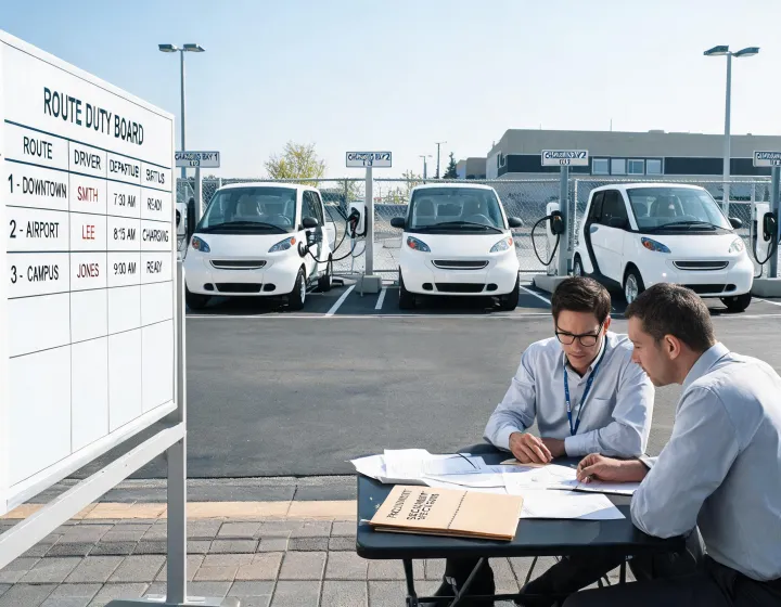 Electric fleet application duty planning